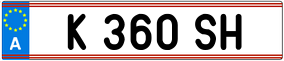 Truck License Plate